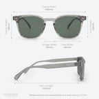 Goodiz Wayfarer Sunglasses (Grey Frost)