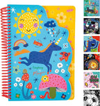 Magical Forest A5 Spiral Notebook with Multiple Paper Styles