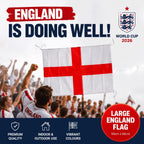 Large England Flag with Strings (90 x 60cm) - BUY 1 GET 1 FREE