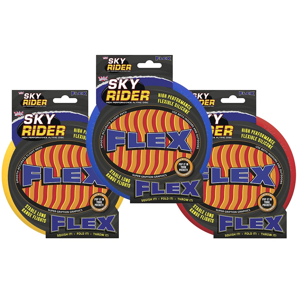 Wicked Sky Rider Flex | Highly Flexible Silicone Flying Disc